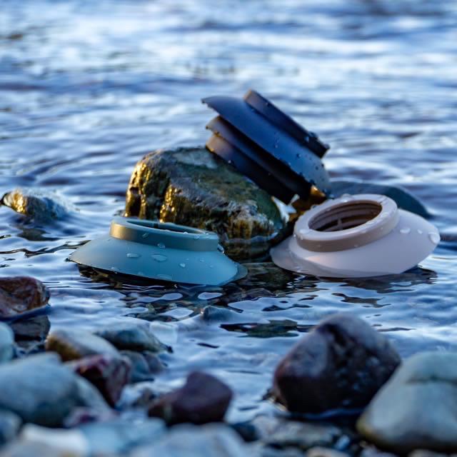 青とクリアガラスのランタンシェード　ゴールゼロシェード ゴールゼロ ランタン シェード スタンドライト・テーブルランプ