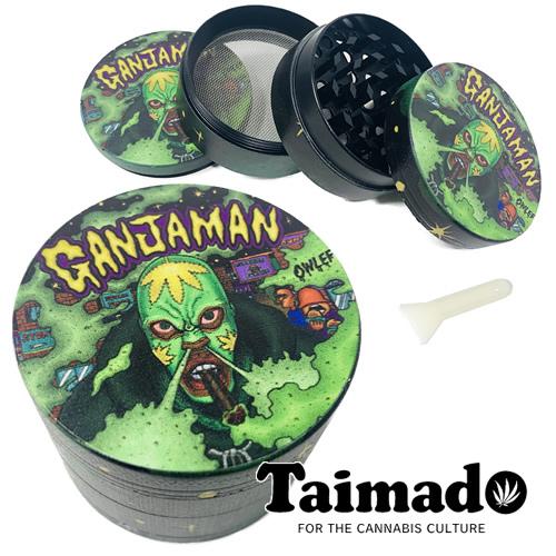 グラインダー クラッシャー Ganjaman Owlef ガンジャマン オウレフ 3層スクリーンつき Gds Tmd Grd Owlef Taimado Yahoo 店 通販 Yahoo ショッピング
