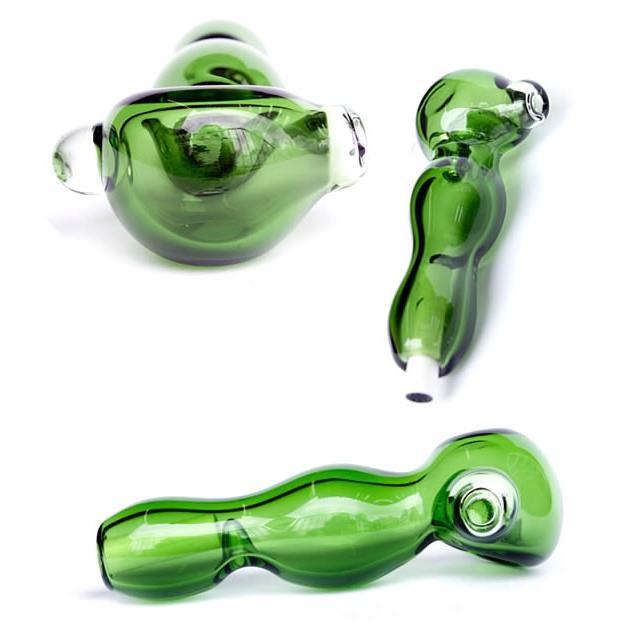 ハイカラ堂さん専用 大麻堂オリジナル 活性炭ガラスパイプ 「スパイラル