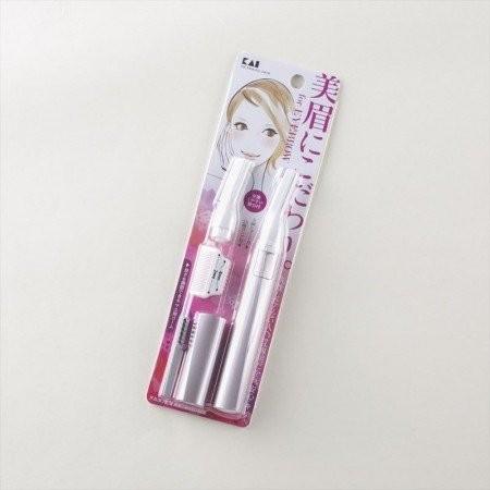 フェイスシェイバー マユ用 眉毛シェーバー 女性クシ付きマユトリマー 貝印カミソリ Kq1802 眉毛を整える 顔そり メール便送料無料 大夢店 通販 Yahoo ショッピング