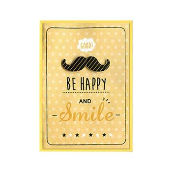 クリエイトジー グリーティングカード 多目的カード Be Happy And Smile ひげ 髭 Cgc13 6セット 送料無料 代引き不可 A B 大夢店 通販 Yahoo ショッピング
