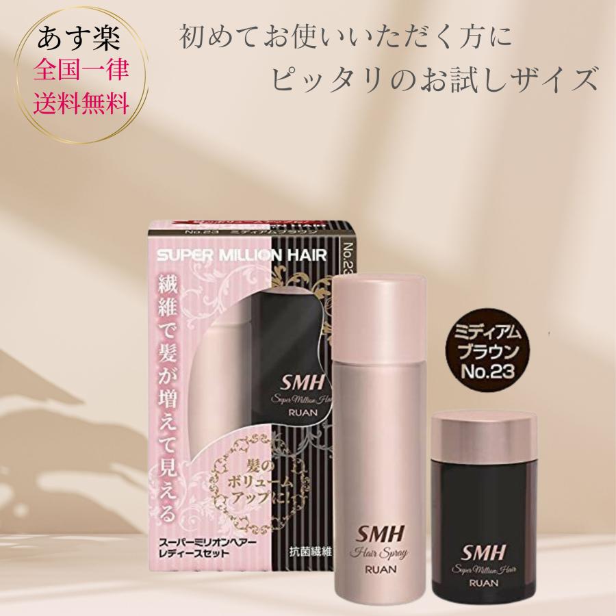 スーパーミリオンヘアー レディースセット ミディアムブラウン No.23