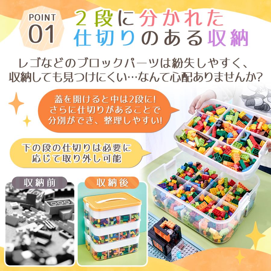 レゴ ブロック収納ボックス 【整理収納アドバイザー監修】LaQ ラキュ