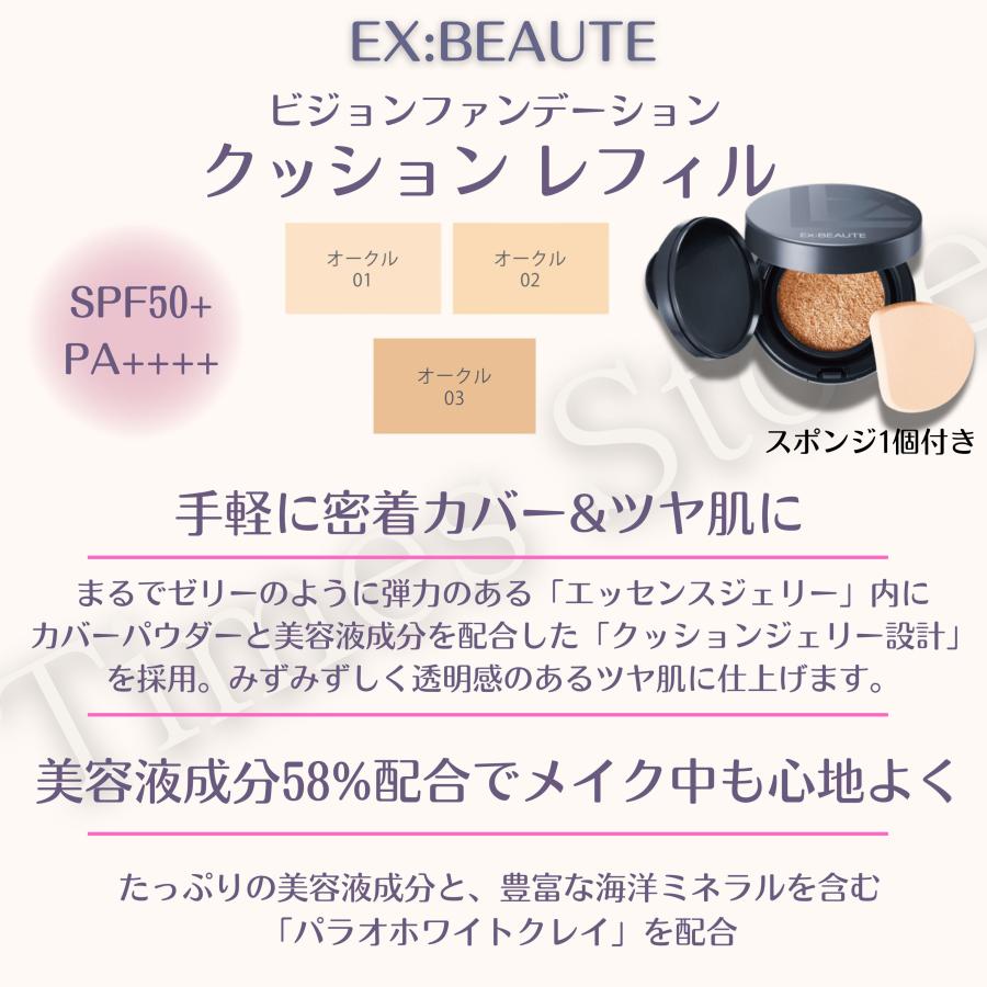 Ex：BEAUTE エクスボーテ ビジョンファンデーション クッション
