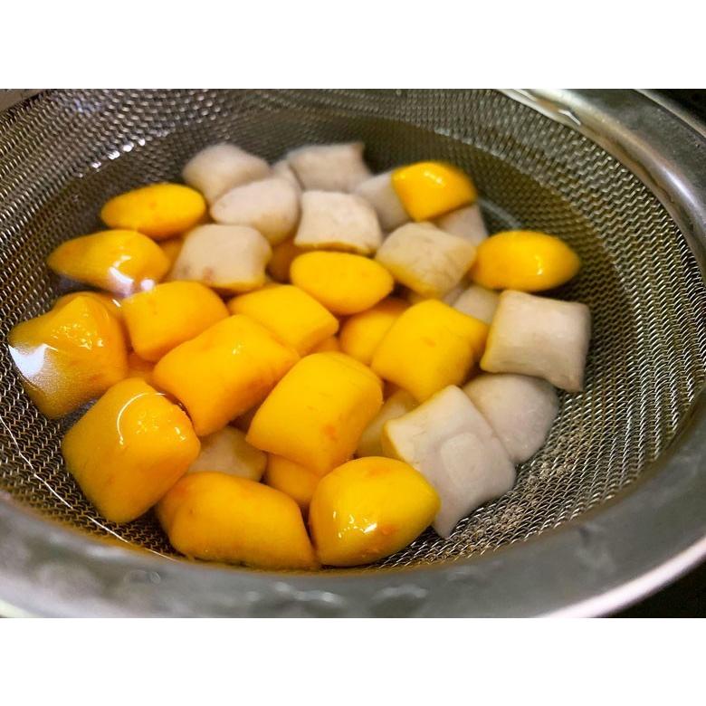 業務用1キロ 便利なチャック付き袋入 台湾タロイモ団子 冷凍1000g入