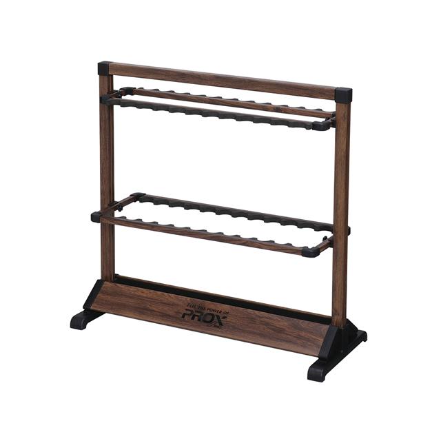 プロックス PROXアルミロッドスタンド木目調 24本用 PX31624 (ロッドホルダー) PROX（プロックス） アルミロッドスタンド木目調 24本用 PX31624