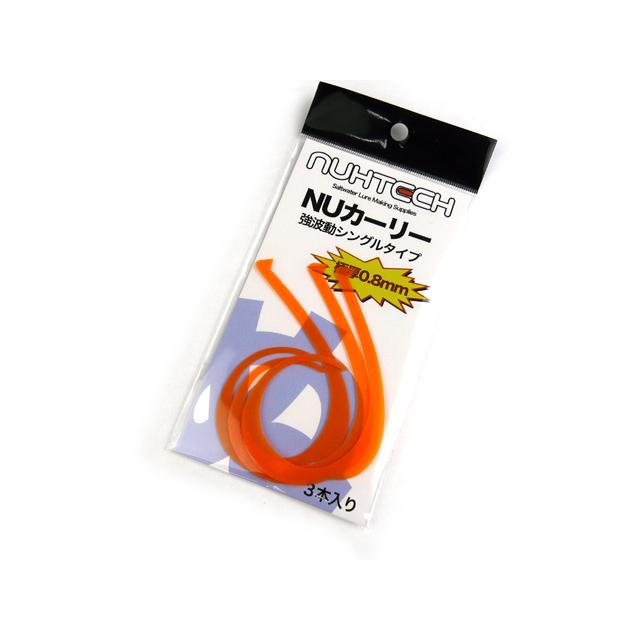 タイラバカーリー 蛍光オレンジのみ 150本 ヌーテック(NUHTECH) NUカーリー ＃1蛍光オレンジ ネクタイ スカート