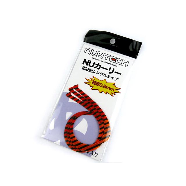ヌーテック(NUHTECH) NUカーリー ＃4赤オレゼブラ（蛍光） ネクタイ