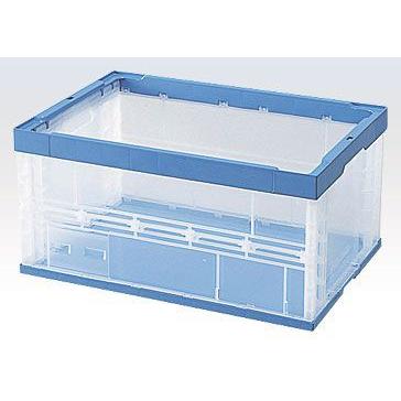 積水テクノ成型 折りたたみコンテナ OC-75L 透明 20個入 外寸 650×440