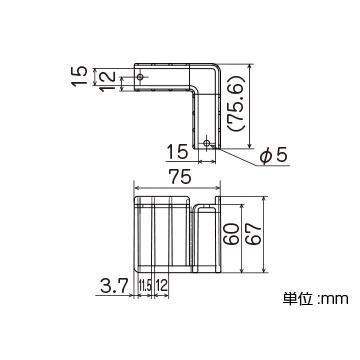 矢崎化工 yasaki コーナークリップ 50個入 EF-1264 PS BL｜tairaml｜06