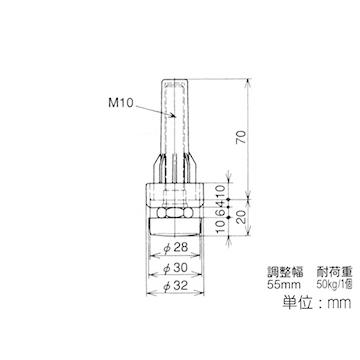 yazaki ヤザキ グレー 28アジャスターL JG-12 SET GR イレクター
