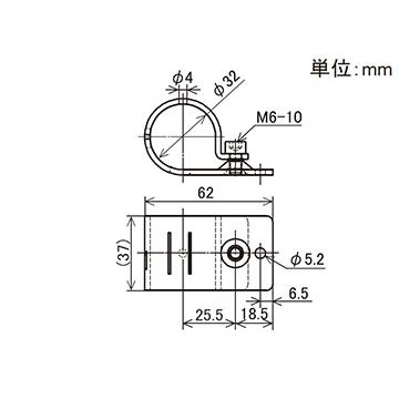 yazaki ヤザキ フラットサドル EB -4018 セット イレクター パイプ 32φ