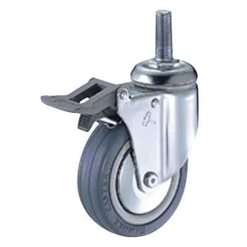 ハンマー キャスター 車輪 915ma Rb 100mm ねじ込み 旋回式 ナイロン ホイール ゴム巻車輪 ラジアル ボールベアリング入 0260 平創機 On Line Shop 通販 Yahoo ショッピング