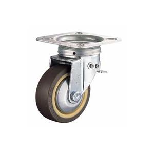 キャスター ハンマーキャスター平付プレート自在車 ゴム車輪 ボールベアリング入 400f0s Chr 100mm 0260 平創機 On Line Shop 通販 Yahoo ショッピング