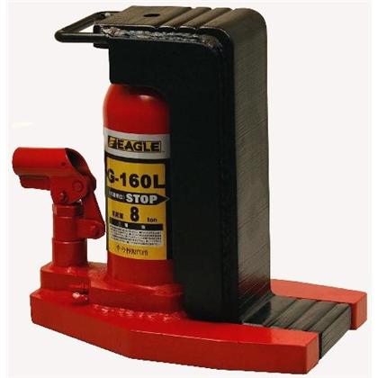 G-160L（爪ロング）安全弁付 レバー回転爪つきジャッキ 今野製作所