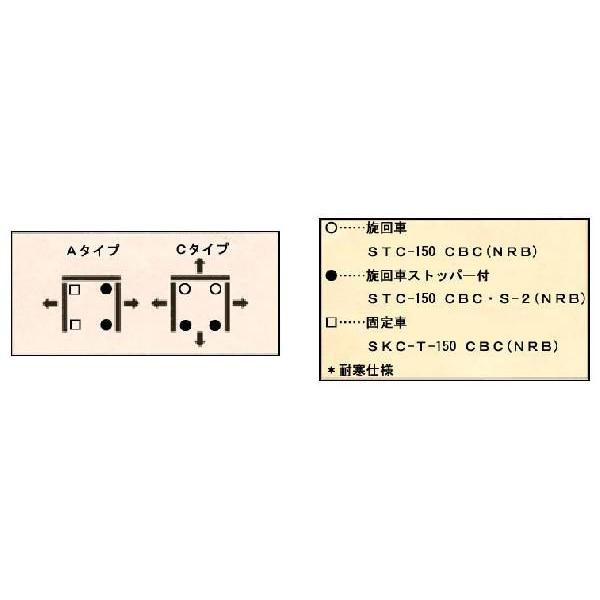 ナンシン ラスティー パレット RC-1-45A 800×650×1450mm 底板 スチール 2輪固定 2輪自在ストッパー付｜tairaml｜02