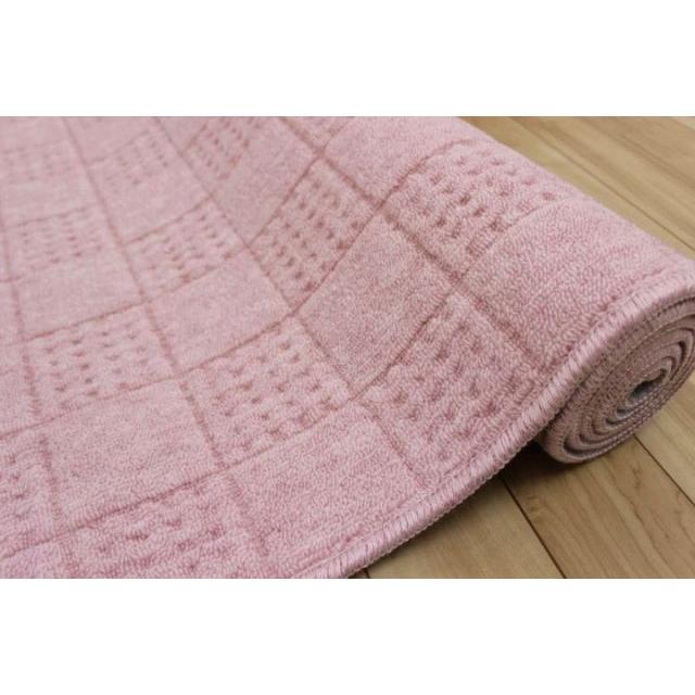 撥水 はっ水 絨毯 4畳半 カーペット 防音 じゅうたん LL-35 日本製 抗菌 OSM (チェックアイ4.5畳) 江戸間4.5畳 261&times;261cm