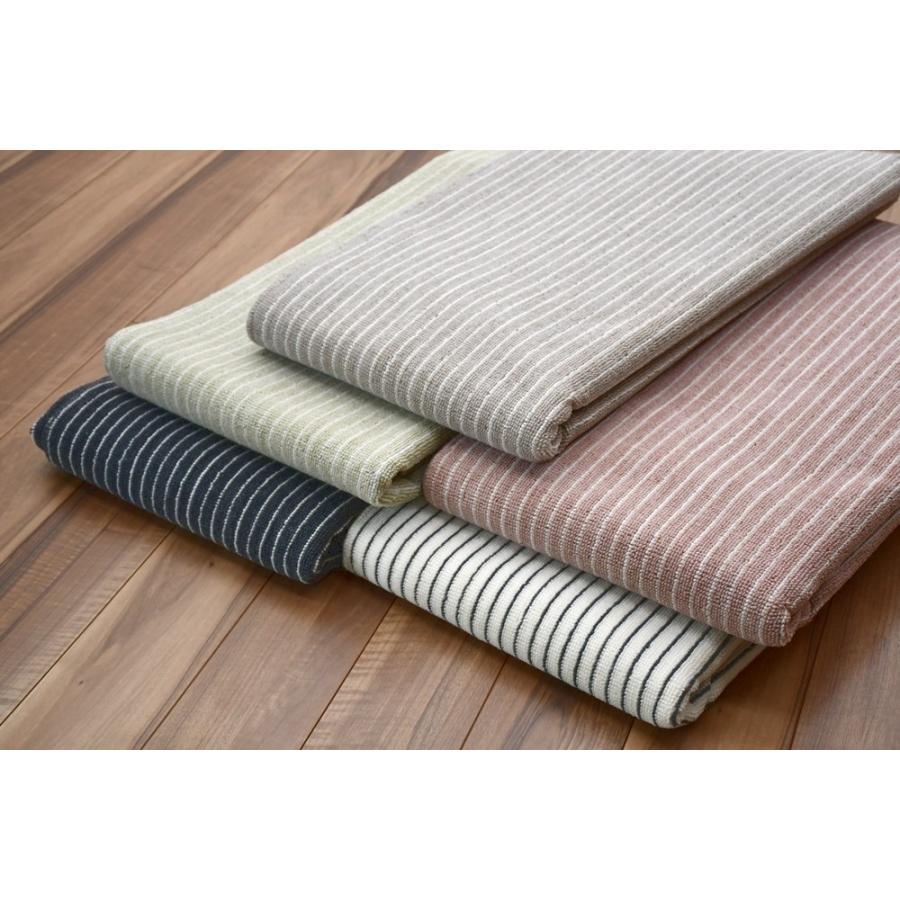 カーペット 8畳 絨毯 じゅうたん 日本製 防臭 ストライプ 折り畳み式 8