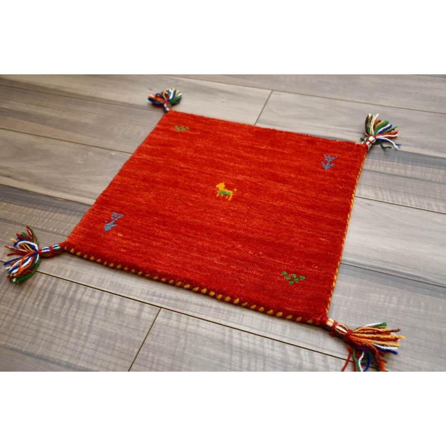 ギャベ ギャッベ ラグ マット 40×40 ウール 絨毯 アウトレット ギャベ ギャッベ ラグ マット 40×40 ウール 絨毯 アウトレット