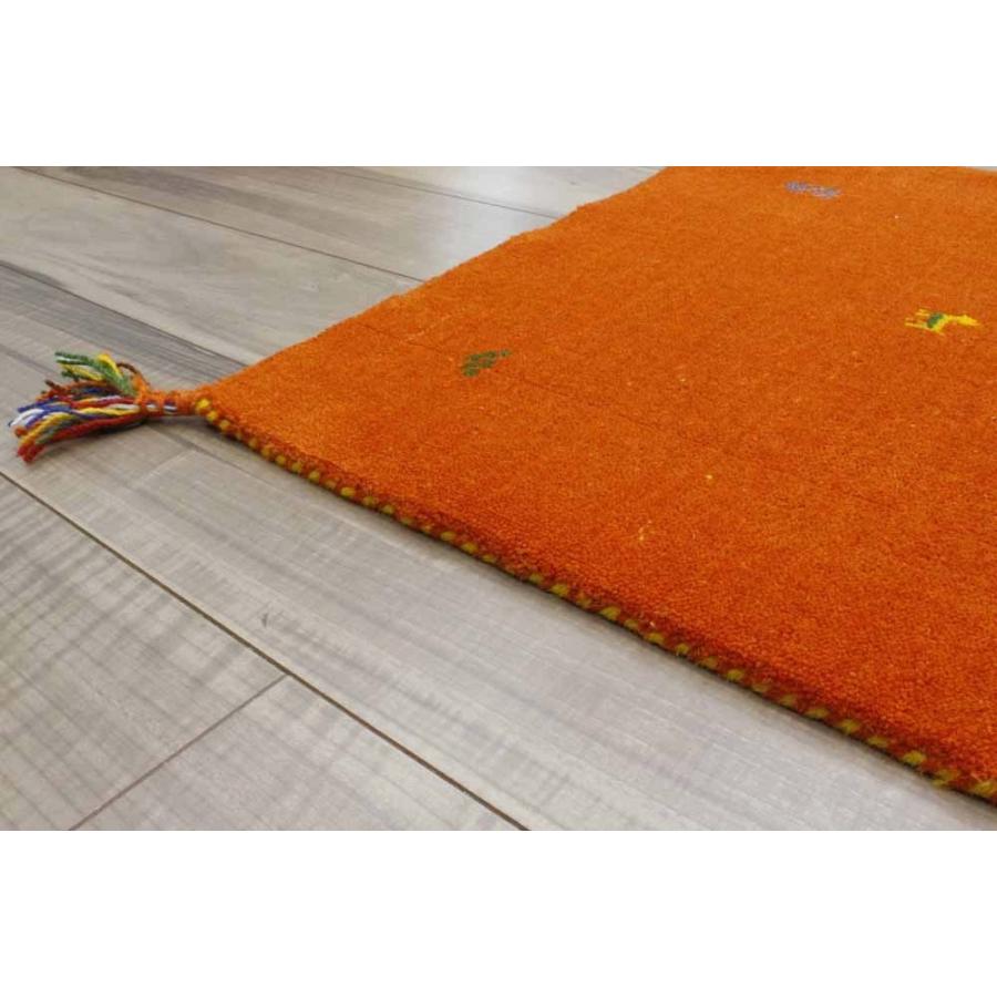 ギャベ ギャッベ ラグ 玄関マット マット 45×75 ウール 絨毯 インド