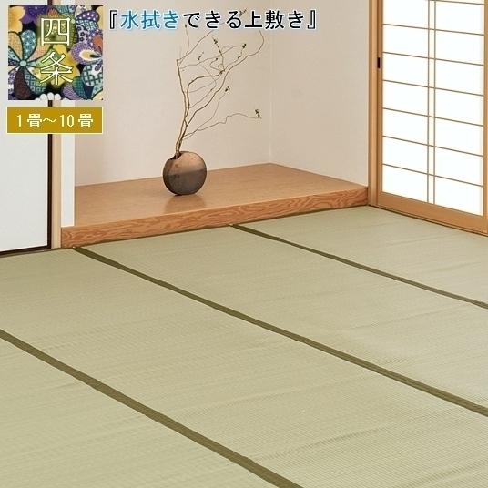 い草 ござ 風 6畳 六畳 水に強い 拭ける 防カビ 防臭 江戸間 イ草