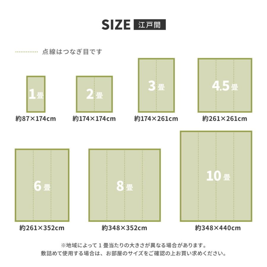 2 畳 サイズ