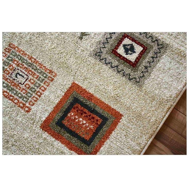 ギャッベ 絨毯 ラグ ラグマット 4.5畳 四畳半 240&times;240 じゅうたん 厚手 防炎 おしゃれ 当社在庫 (トア／ラーン240&times;240) 約4.5畳 240&times;240cm