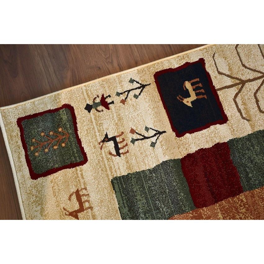 ギャッベ ラグ カーペット 3畳 4畳 200×290 おしゃれ ギャベ 絨毯