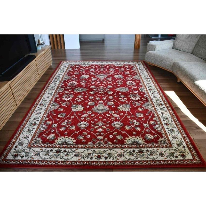 大判 oriental 132×240 メダリオンヴィンテージトルコラグ