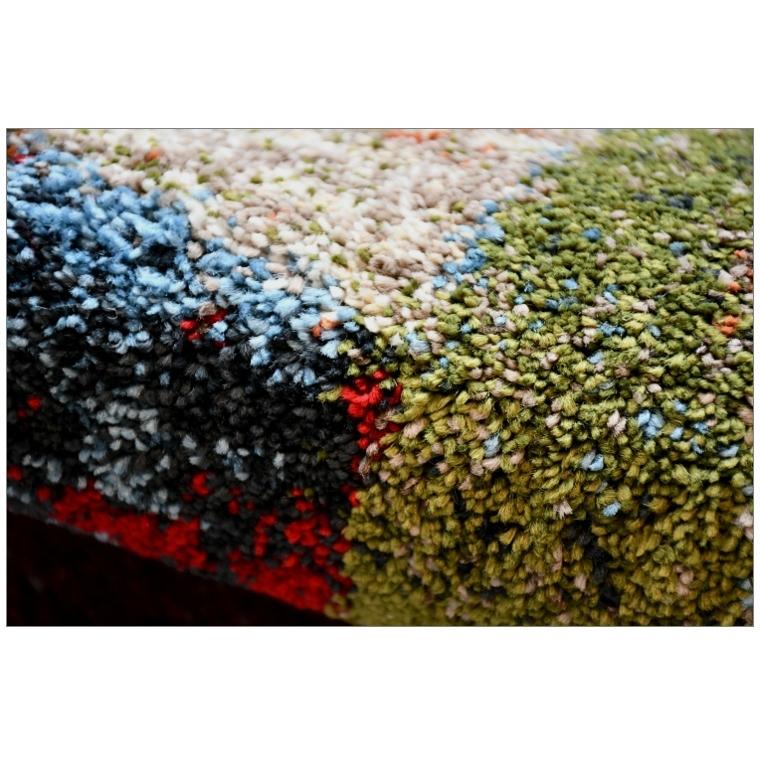 ギャッベ ラグ おしゃれ 厚手 1.5畳 カーペット 133&times;190 絨毯 じゅうたん ウィルトン ラグマット 当社在庫 (ミラベラシリーズ) １３３&times;１９０ｃｍ