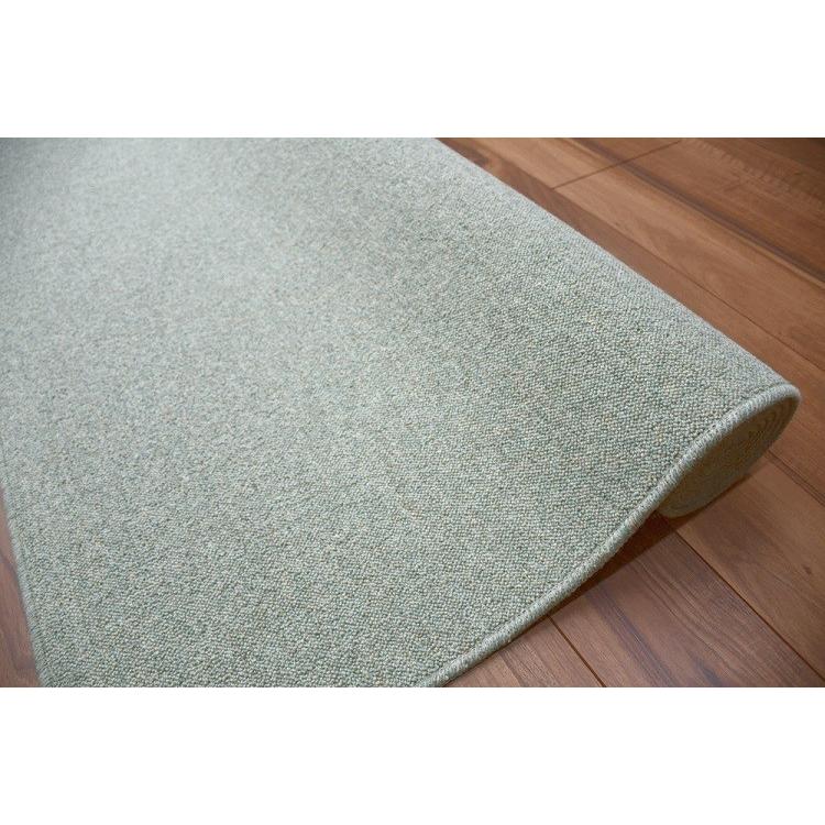 防音カーペット 8畳 ウール じゅうたん 日本製 防炎 正方形 四角 絨毯 厚手 丸巻き KNY (ＰＷ&minus;3000) 江戸間８畳 352&times;352cm