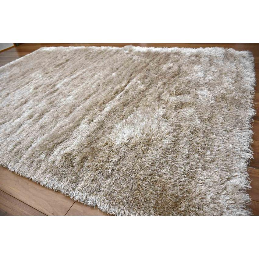 無印良品　シャギーラグ　カーペット　綿麻　140×200 シャギーラグ ラグ 140×200 北欧 おしゃれ 絨毯 1.5畳 140×200cm 丸