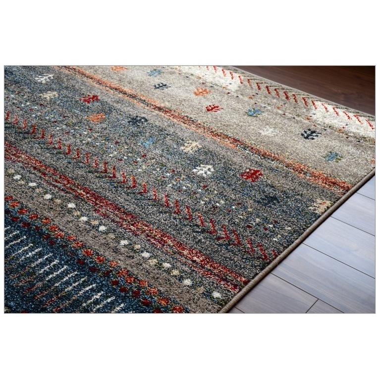 ギャッベ柄 ラグ おしゃれ 厚手 3畳 カーペット 200×250 絨毯