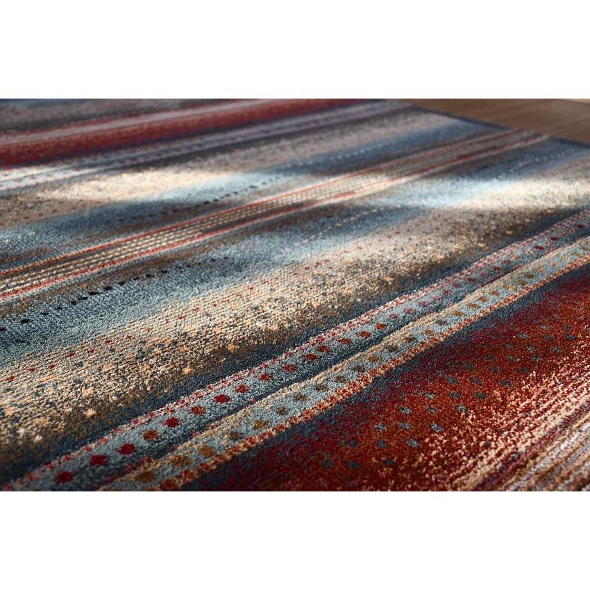 ギャッベ 150cm × 207cm ウールラグ カーペット ZR24260 絨毯 カーペット 1畳 マット 80×150 ラグ ウール100％ 羊毛 じゅうたん