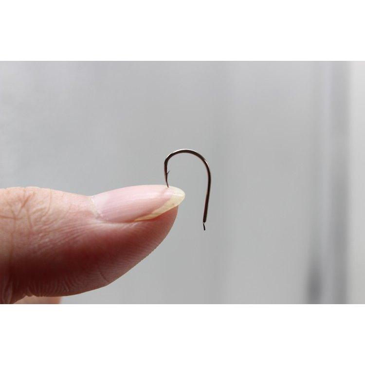 チヌ針 12号 ガンブラック 1本 バラ針 お好きな数だけ チヌ鈎 : 大漁