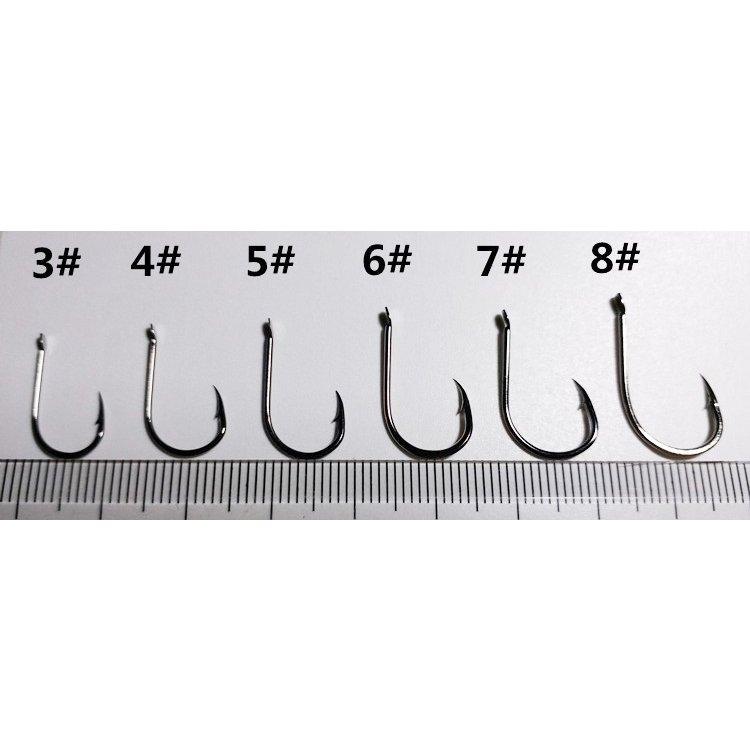 チヌ針 5号 ガンブラック 1本 バラ針 お好きな数だけ チヌ鈎 : 大漁