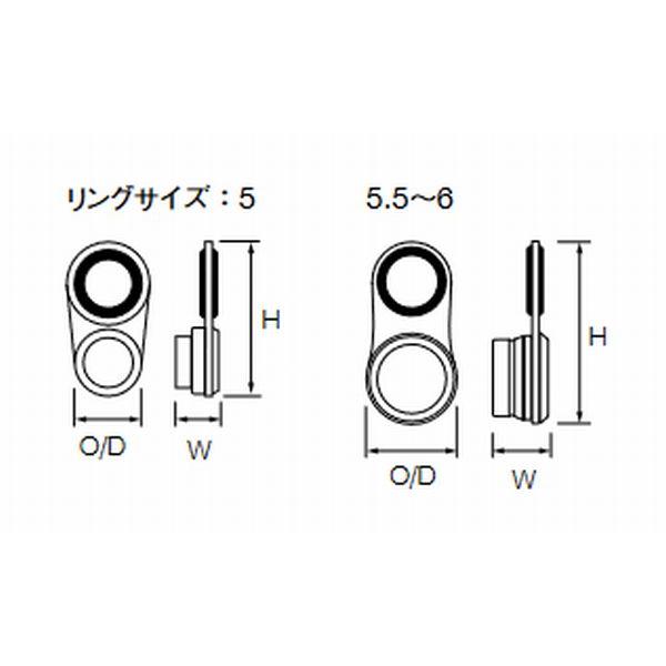 Fuji TMFG 5-1.6 遊動用 磯上物用 テレガイド ハードリング 富士工業