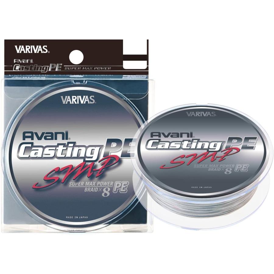 VARIVAS(バリバス) PEライン アバニ キャスティングPE スーパーマッ クスパワー 300m 4号 MAX70lb 8本 ステルスグレー 4号 70lb VARIVAS(バリバス) PEライン アバニ キャスティングPE