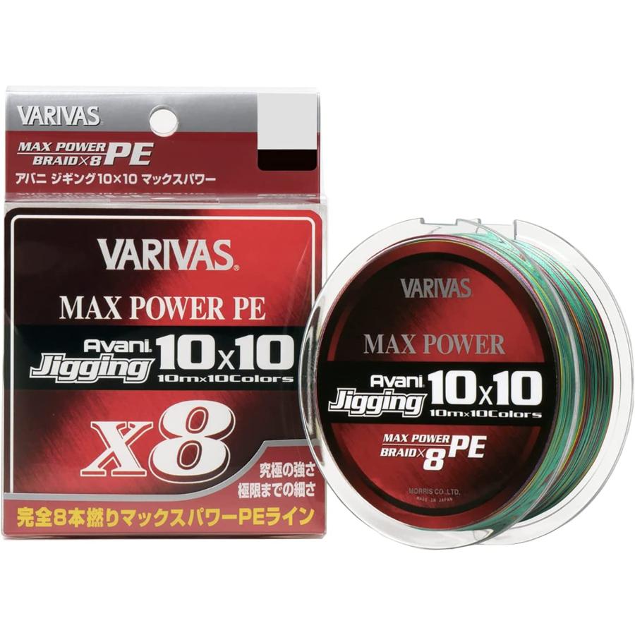 4号 64lb VARIVAS(バリバス) PEライン アバニ ジギング10×10 マックス
