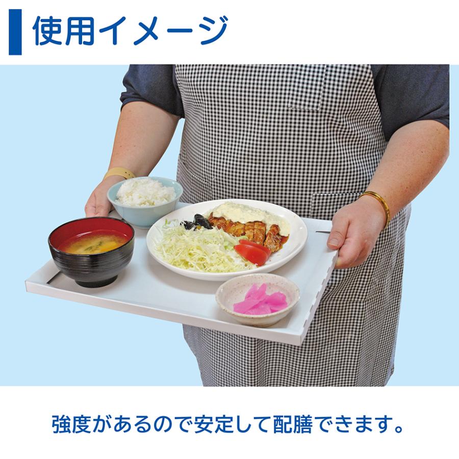 トレイ 業務用 販売 使い捨て トレー 日本製 白 200枚セット まとめ買い トレー 配膳 食事 お盆 トレイ 段ボール 給食 おすすめ 組み立て簡単｜taisei-dan｜03