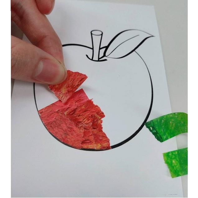 ちぎっ手アート 彩り水彩 10個セット マスキングテープ ちぎり絵 工作 老人ホーム 趣味 幼稚園 保育園 小学校 ステイホーム コロナ 自粛中 パッケージのtaisei Yahoo 店 通販 Yahoo ショッピング