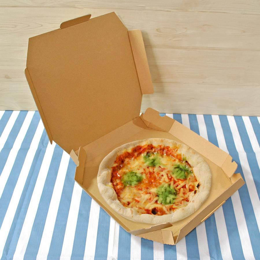 ピザ ケース 12インチ 茶 クラフト ピザ箱 デリバリー ピザボックス
