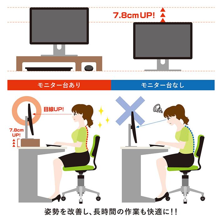 モニターラック 5セット 段ボール デスク モニター台 ダンボール キーボード 収納 パソコン デスクトップ 液晶 卓上 多機能 日本製 オフィス リモートワーク_9
