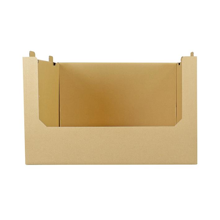 ダンボール 収納 棚 段ボール ワンタッチ底 9セット 茶 大容量