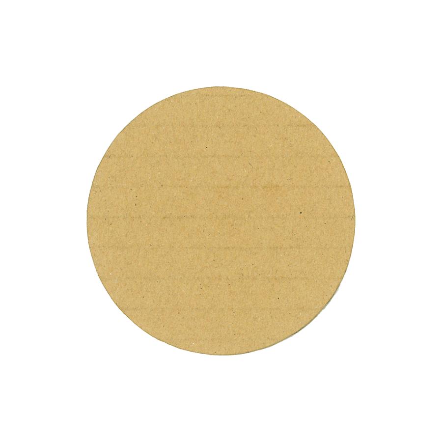 まる段ボール1　美品　未使用新品多数　　オプション購入品付 工作 図工 段ボール 丸型 ダンボール 100枚セット 直径7.5cm 白 茶 5mm