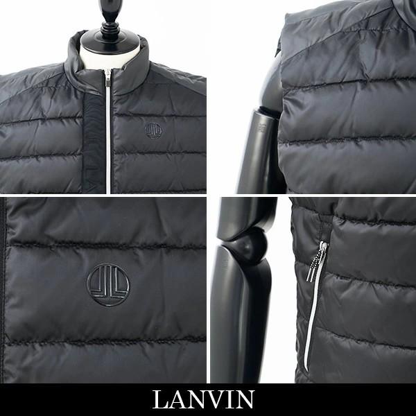 LANVIN SPORT(ランバン　スポール) 中綿ベスト ブラック VMS6571Y2 SPORT ランバン　スポール