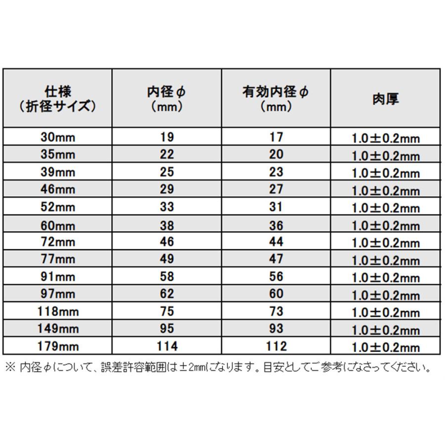 TaiSeiDC ホース保護カバー 折径 72mm 内径 φ46mm 油圧ホース用保護