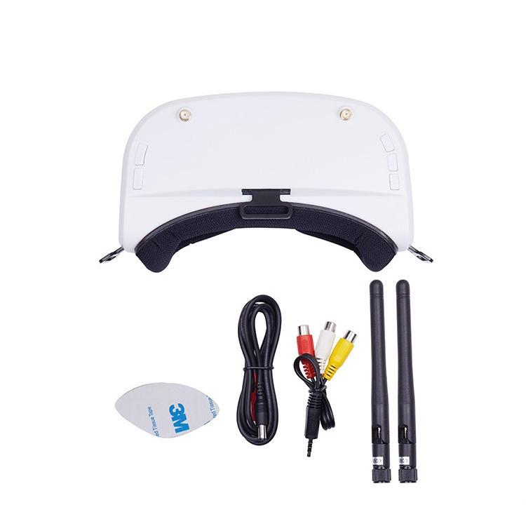 FPVゴーグル デュアルレンズ デュアルアンテナ 5.8GHz 40CH FPVゴーグル デュアルアンテナ ビデオグラス - Disk House