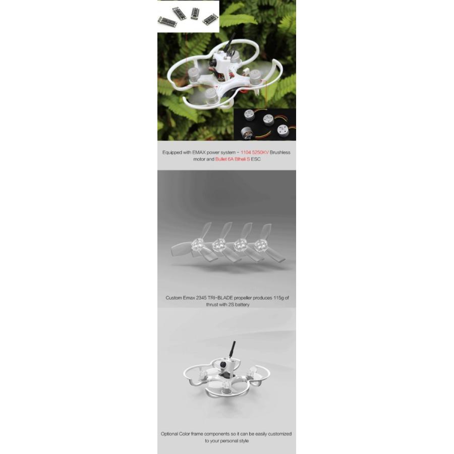 miniドローン 87mm Brushless Motor Babyhawk PNP Tiny Whoop (PNP)黒 |  | 03