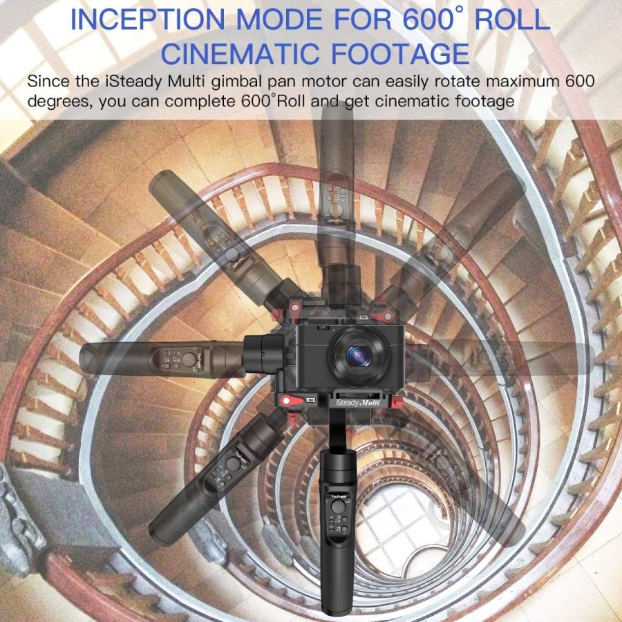 i steady multi 3軸スタビライザー Hohem iSteady Multi 3-Axis Handheld Gimbal Stabilizer – Pergear